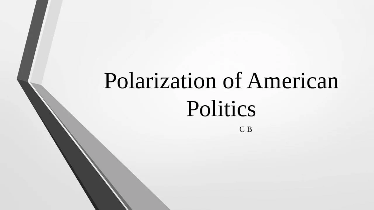 PPT-Polarization of American Politics