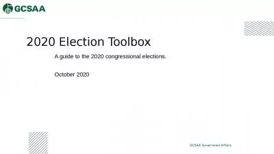 2020 Election Toolbox