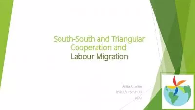 South-South and Triangular Cooperation and  Labour Migration