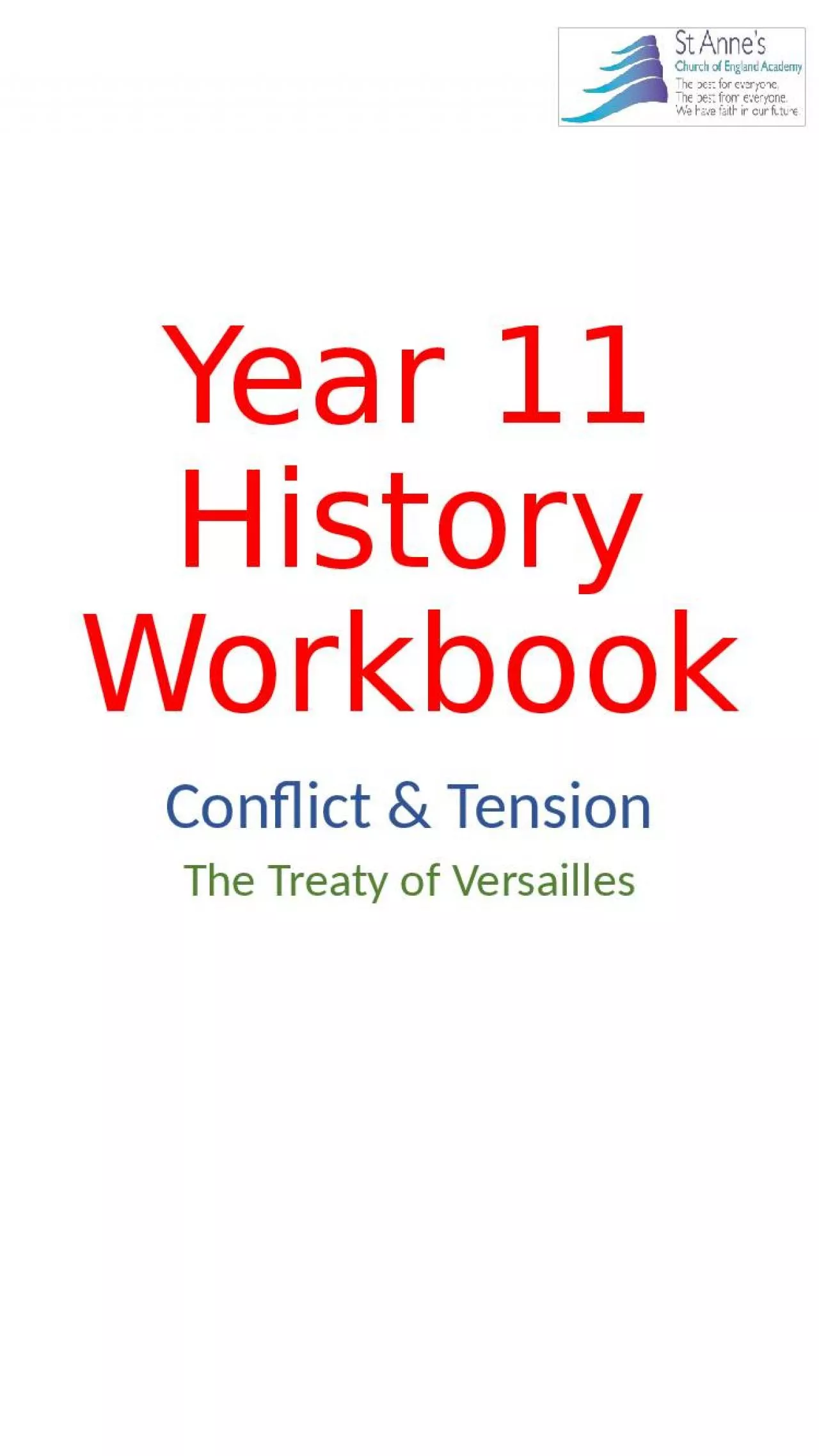 PPT-Year 11 History Workbook