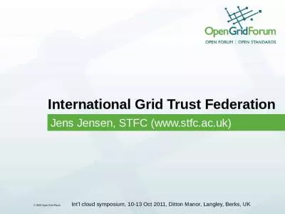 International Grid Trust Federation