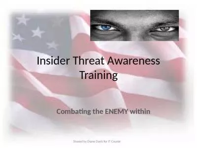 Insider Threat Awareness Training