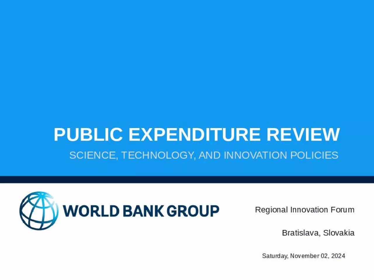 PPT-Public Expenditure Review