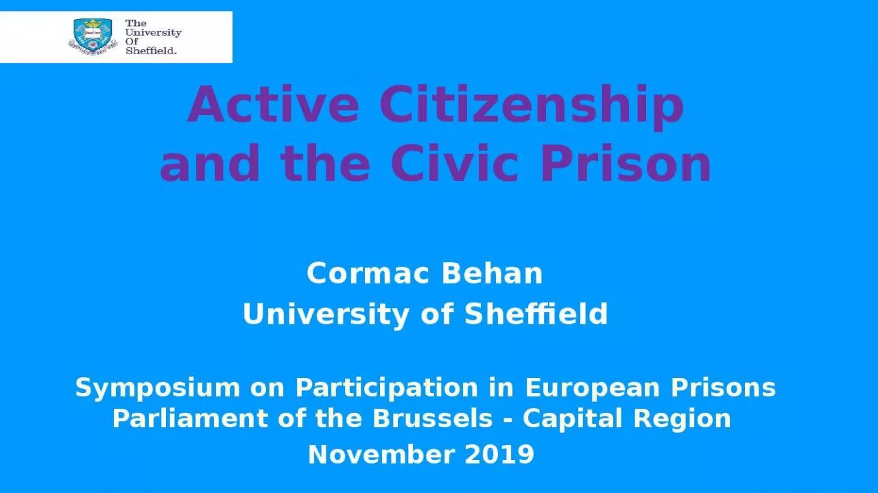 PPT-Active Citizenship and the Civic Prison