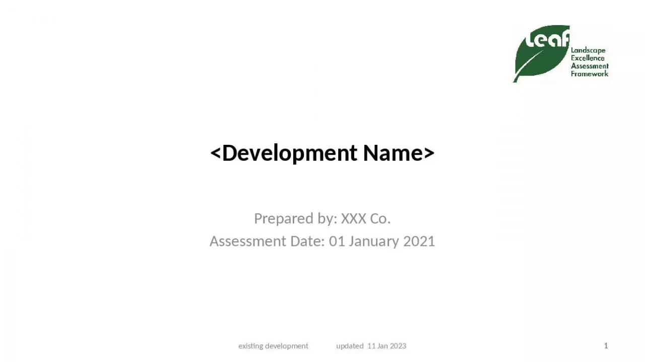 PPT-<Development Name>