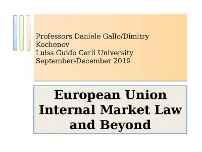 Professors Daniele Gallo/Dimitry Kochenov Luiss Guido Carli University September-December 2019