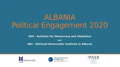 ALBANIA Political Engagement 2020