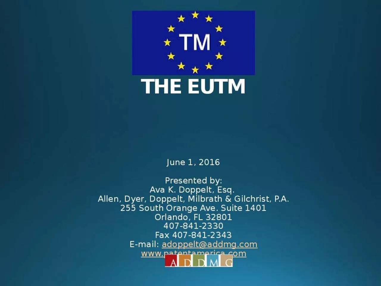 PPT-THE EUTM