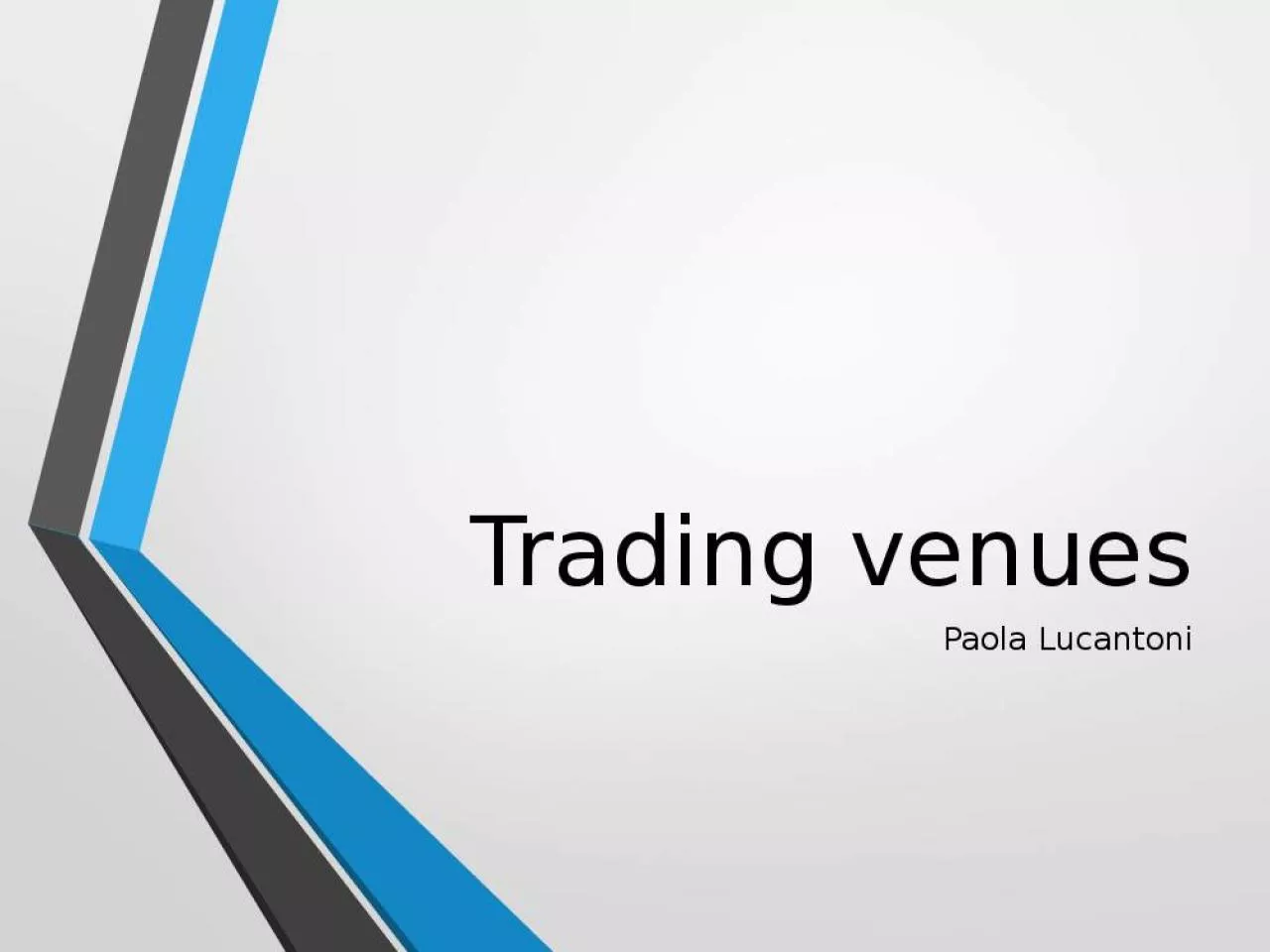 PPT-Trading venues