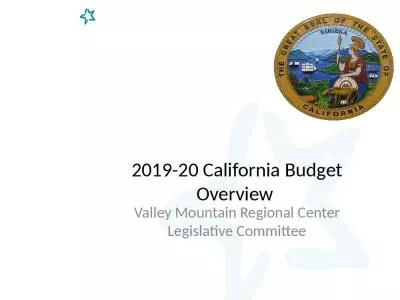 2019-20 California Budget Overview