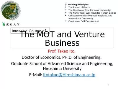 The MOT and Venture Business