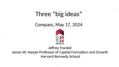 Three  big ideas