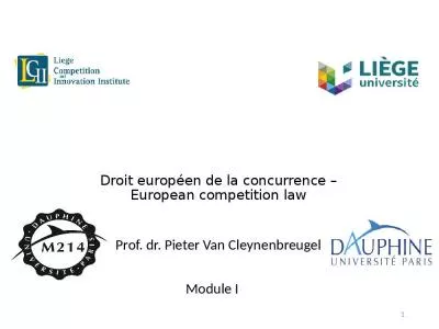 Droit europ en de la concurrence   European competition law