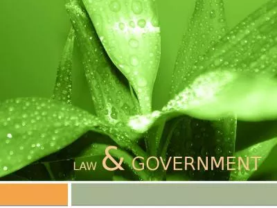 LAW & GOVERNMENT