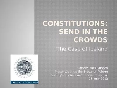 Constitutions: send in the crowds