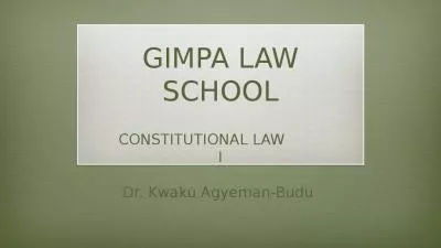 GIMPA LAW SCHOOL