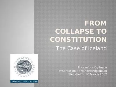 From collapse to Constitution