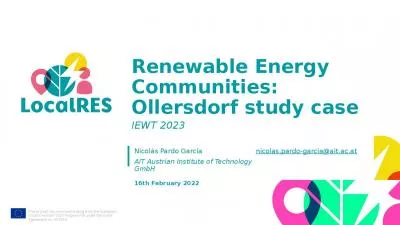 Renewable Energy Communities: Ollersdorf study case