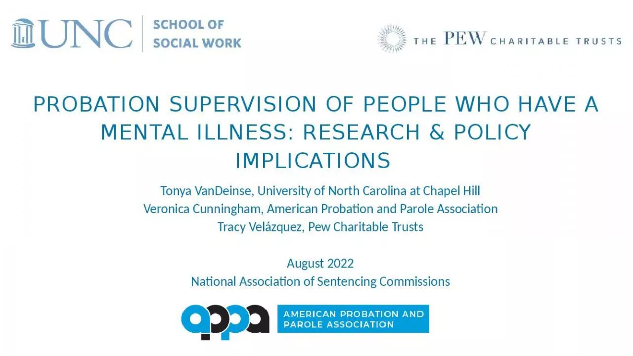 PPT-Probation Supervision of People Who Have a Mental Illness: Research & Policy Implications