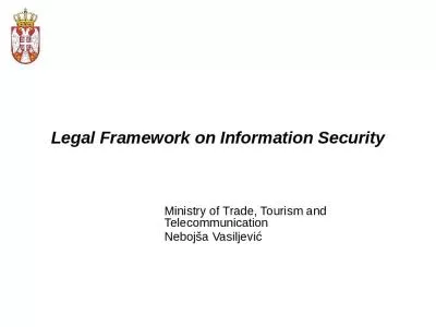 Legal Framework on Information Security