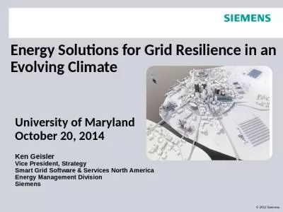 Energy Solutions for Grid Resilience in an Evolving Climate