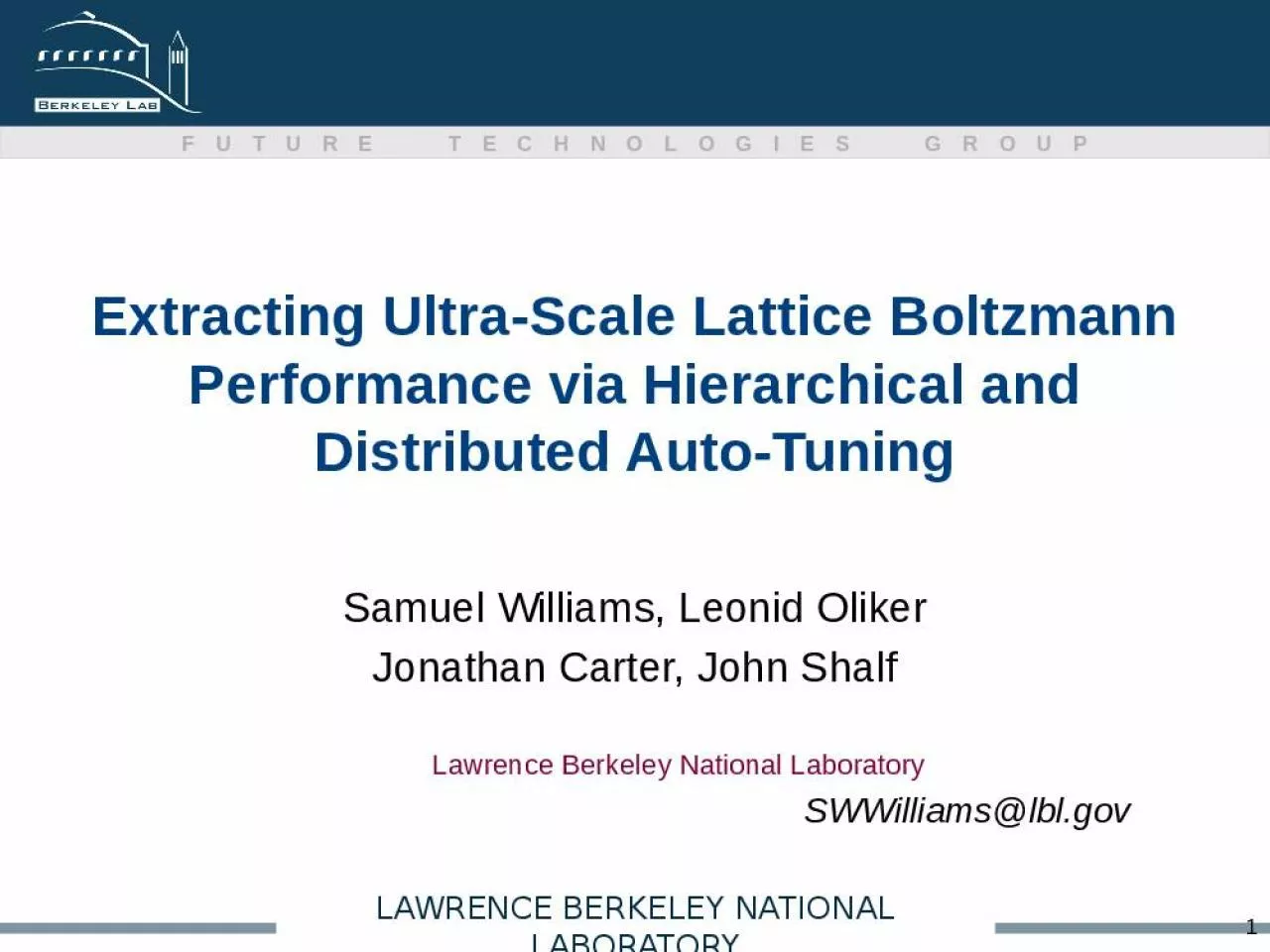 PPT-Extracting Ultra-Scale Lattice Boltzmann Performance via Hierarchical and Distributed