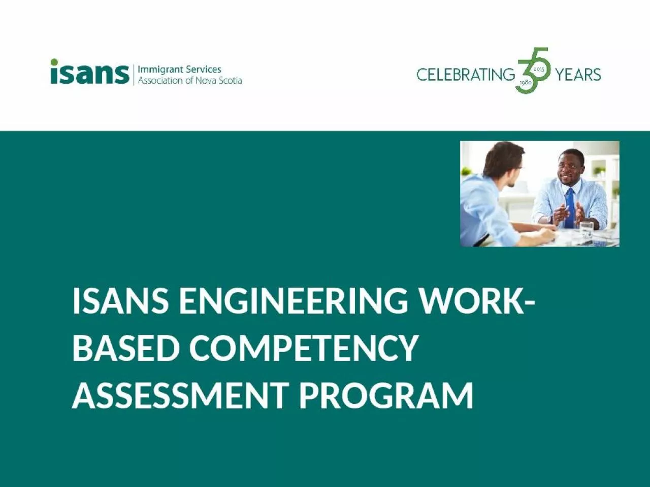 PPT-ISANS Engineering Work-based Competency Assessment Program