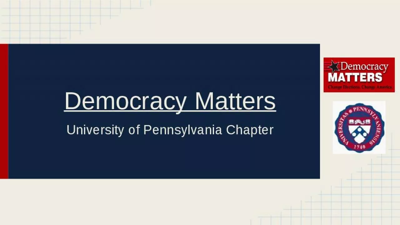 PPT-Democracy Matters