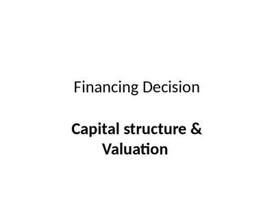 Financing Decision