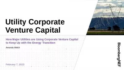 Utility Corporate Venture Capital