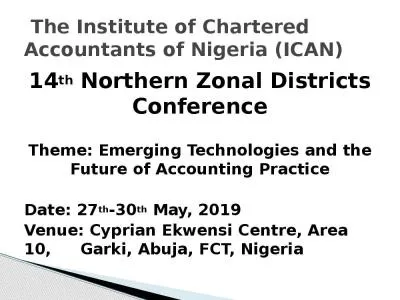 The Institute of Chartered Accountants of Nigeria (ICAN)