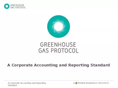 A Corporate Accounting and Reporting Standard