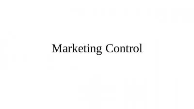 Marketing Control