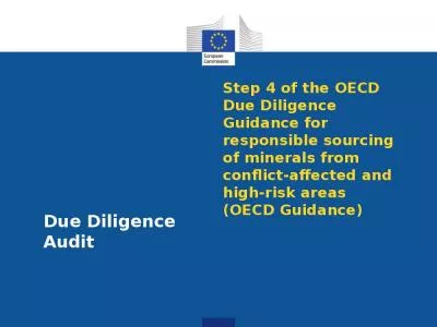 Step 4 of the OECD Due Diligence Guidance for responsible sourcing of minerals from conflict-affected and high-risk areas  (OECD Guidance)