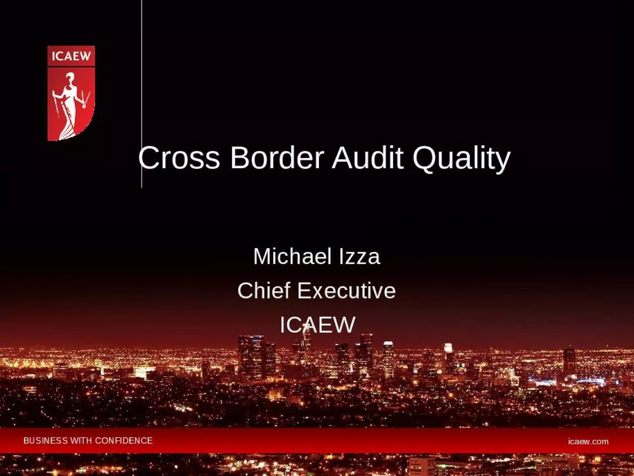 PPT-Cross Border Audit Quality