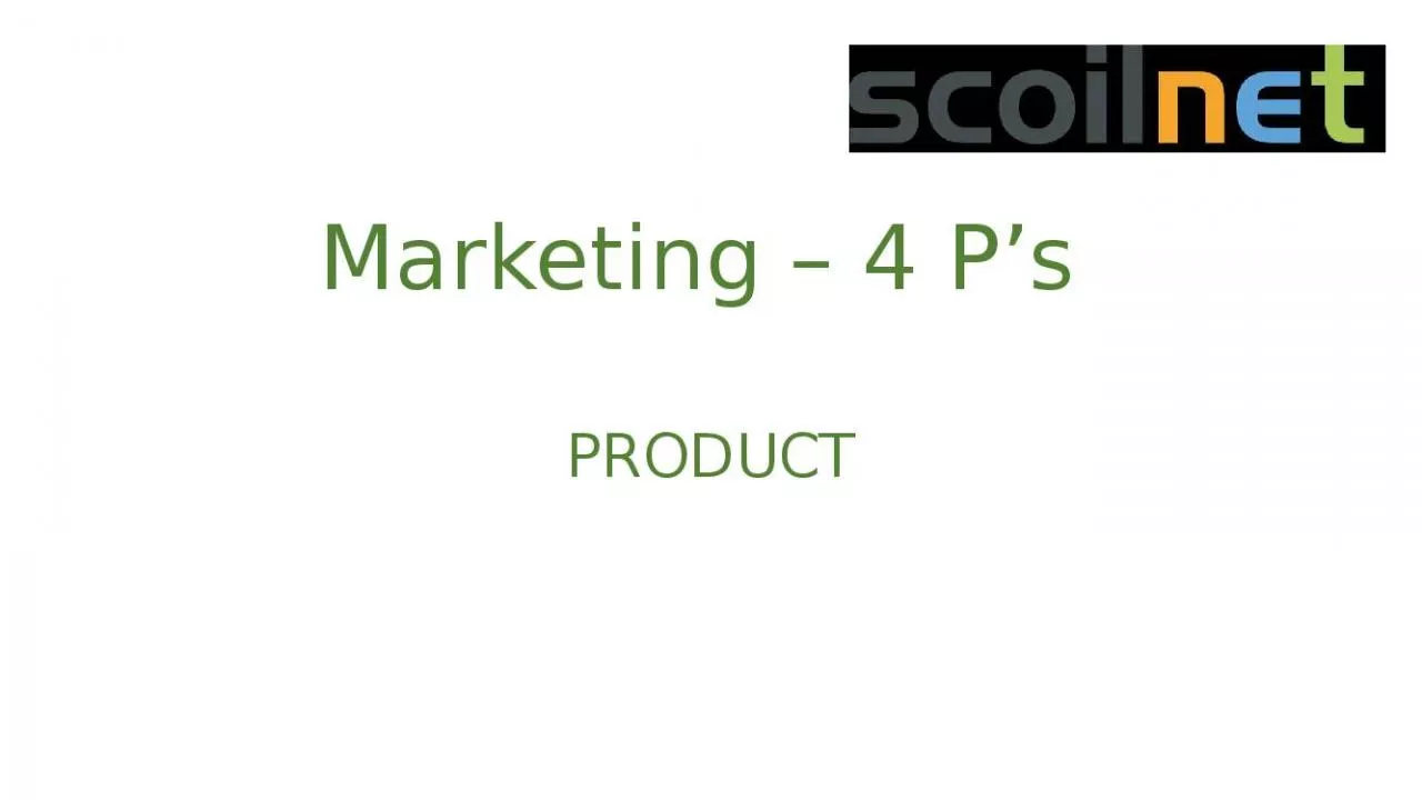 PPT-Marketing 4 P s