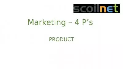 Marketing   4 P s