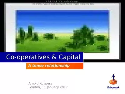 Co-operatives & Capital