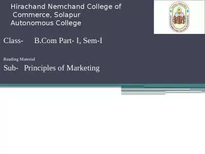 Hirachand Nemchand College of  Commerce, Solapur Autonomous College