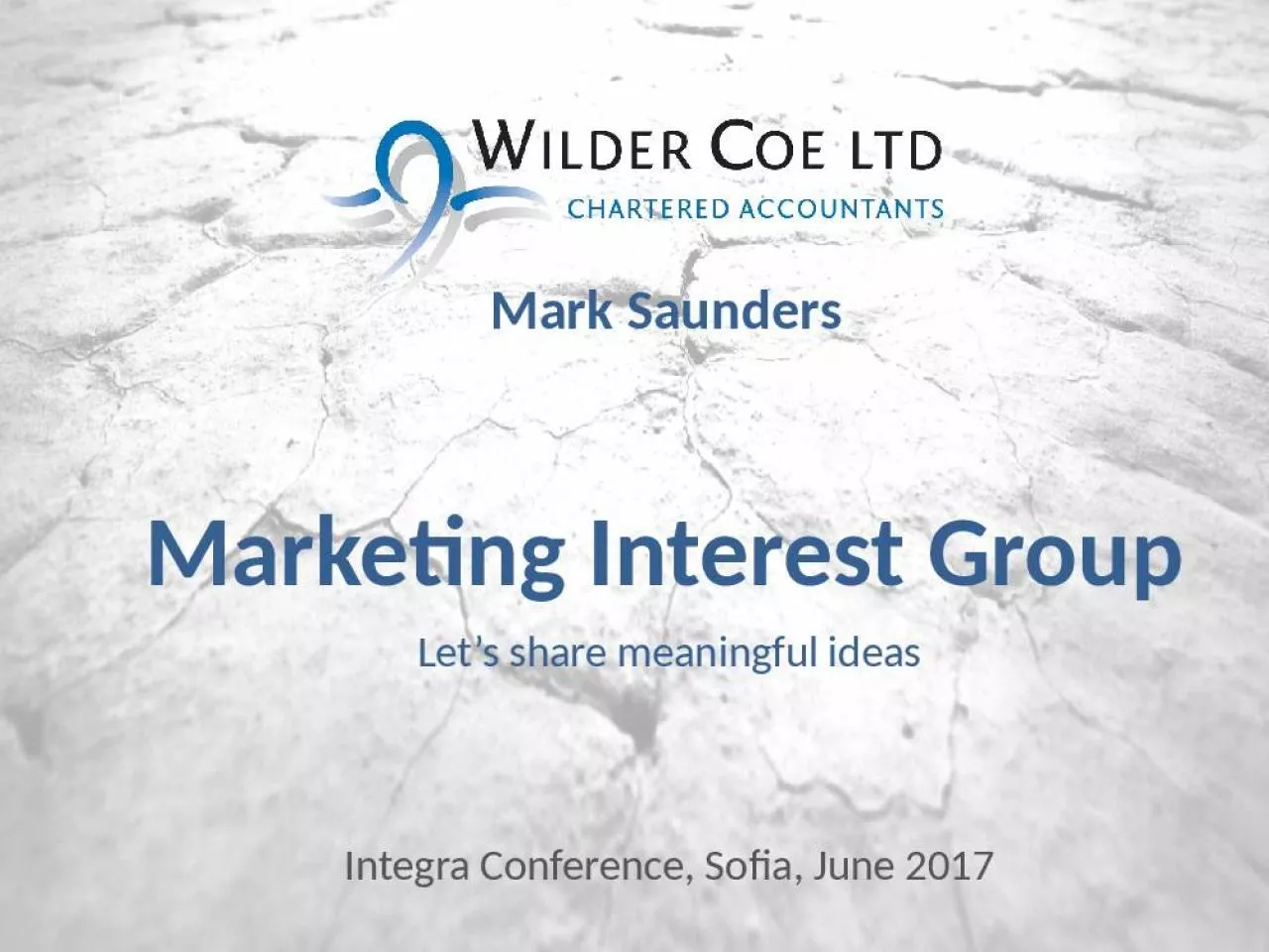 PPT-Marketing Interest Group