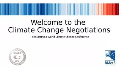 Welcome to the  Climate Change Negotiations