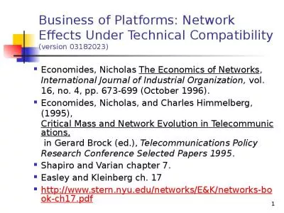 Business of Platforms: Network Effects Under Technical Compatibility (version 03182023)