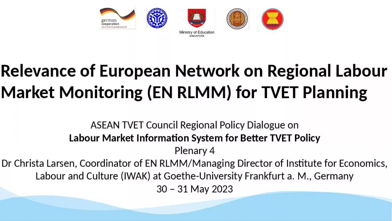 PPT-European Network on Regional Labour Market Monitoring (EN RLMM)