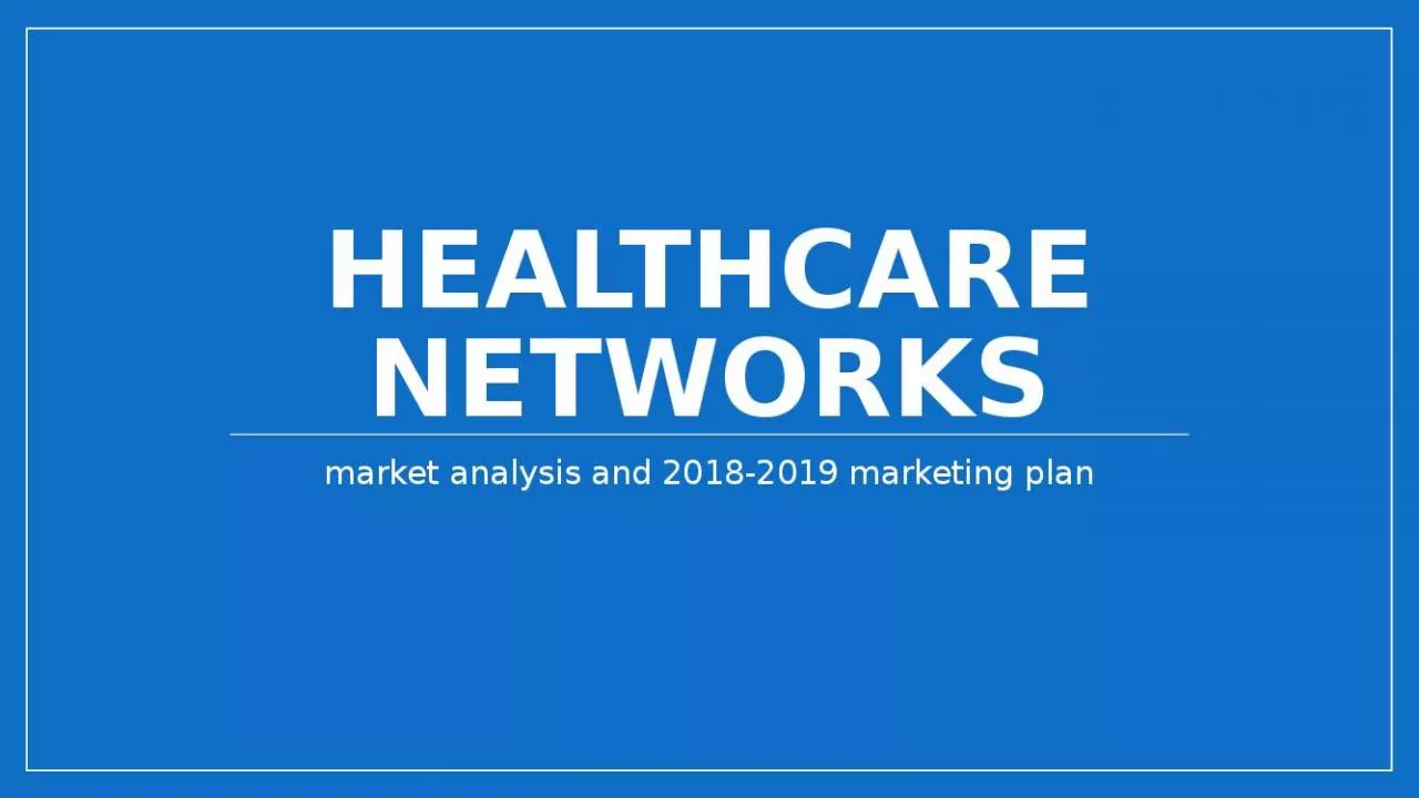 PPT-Healthcare networks