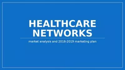 Healthcare networks