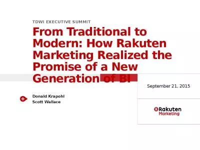 From Traditional to Modern: How Rakuten Marketing Realized the Promise of a New Generation of BI