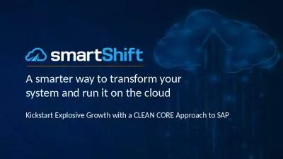 A smarter way to transform your system and run it on the cloud