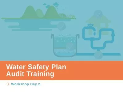 Water Safety Plan Audit Training