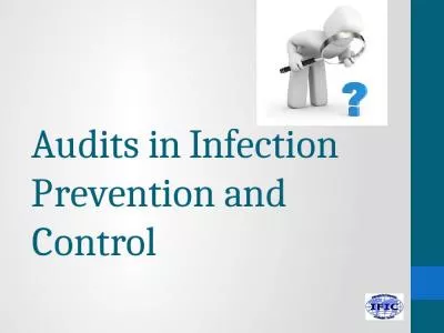 Audits in Infection Prevention and Control