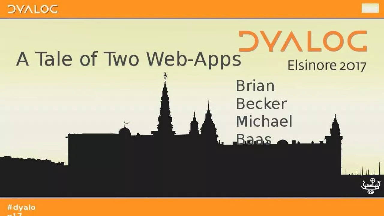 PPT-A Tale of Two Web-Apps